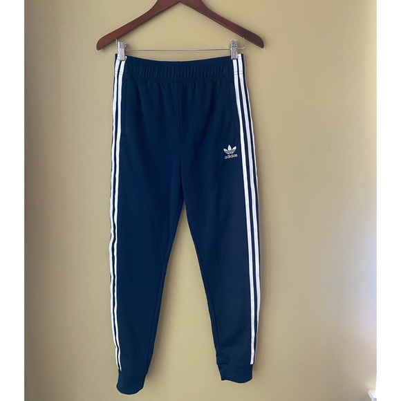 BOYS/KIDS (UNISEX) ADIDAS TRACK JOGGING PANTS - SIZE 13/14 - Picture 7 of 8